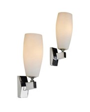 Coppia Applique/lampade da muro Anni 60 Stile fontana arte design vintage