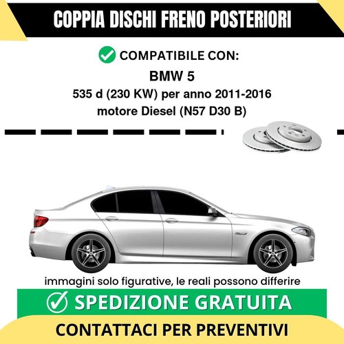 Coppia dischi freno posteriori - dischi,
