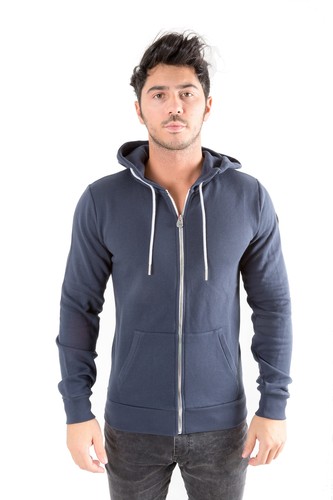 Felpa uomo full zip con - uomo,