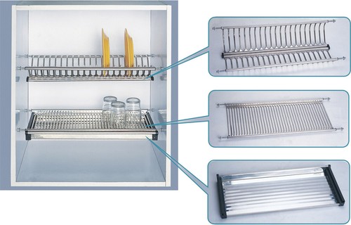 Scolapiatti inox con - 86,