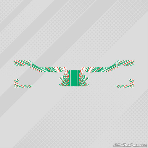 Adesivo paraurti posteriore - adesivo,