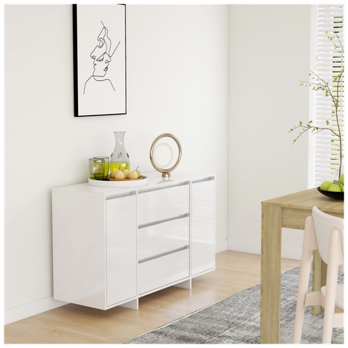 Credenza 120x41x75 bianco - credenza, cm