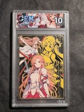ASUNA YUUKI - SWORD ART ONLINE - GRADED CARD 10 - GOLD METAL CARD - 105 OF 200