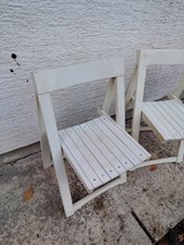 Coppia di sedie pieghevoli