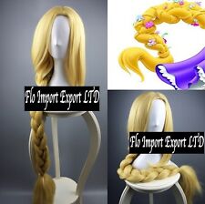 Rapunzel Parrucca Treccia 120 cm Carnevale Cosplay Tangled Wig Braid RPZWIG2 SD