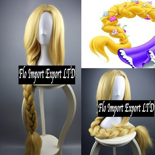 Rapunzel parrucca treccia 120 - treccia,