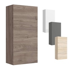 MOBILE COLONNA SOSPESO IN LEGNO A 1 ANTA ARMADIO MODERNO ARREDO BAGNO LAVANDERIA