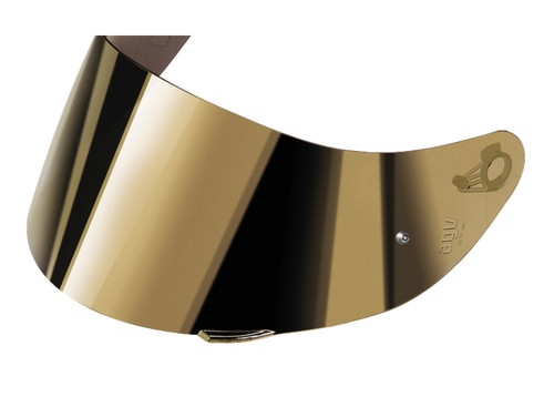 Visiera specchio oro per casco - visiera,