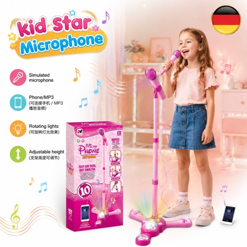 Microfono bambini con supporto - microfono,