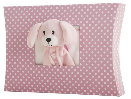 Peluche coperta 90x75 corallo - coperta,