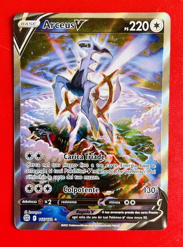Lotto carte pokemon arceus - lotto, v
