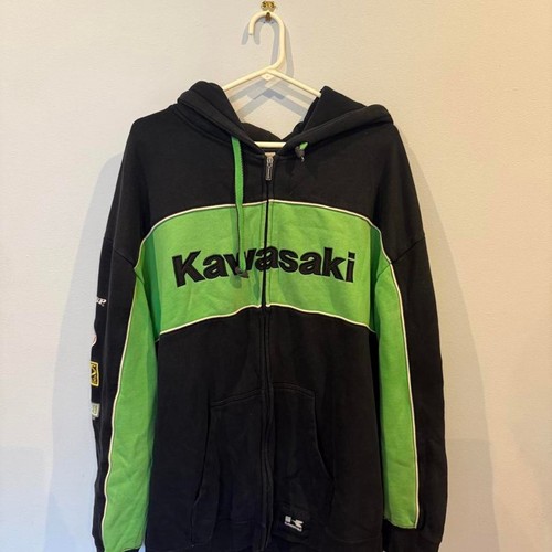 Kawasaki racing full zip - , felpa