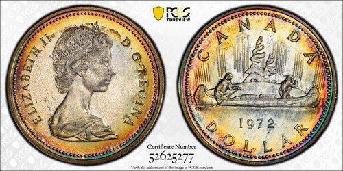 1972 canada voyageur dollar - 1972,