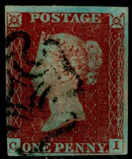 SG10, 1d deep red-brown, USED