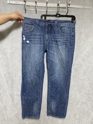 Jeans pelle pelle vintage uomo