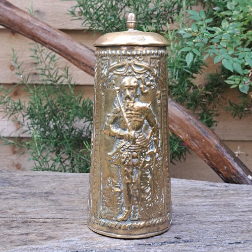 Antique brass repoussè german - antique,