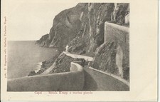 CAPRI - Strada Krupp e Marina piccola - NV. fp. - originale d'epoca -dup546