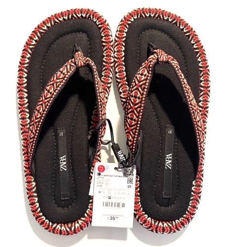 Zara sandali bassi stampati - zara,