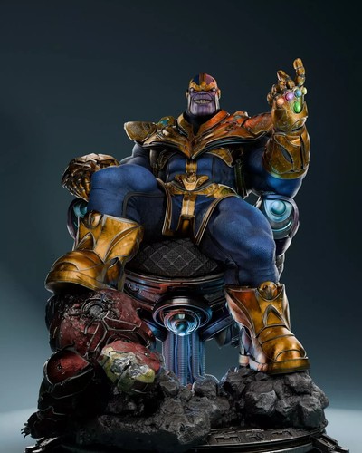 Marvel thanos statue figure - statue,