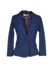 Giacca Met blu plisse blazer S