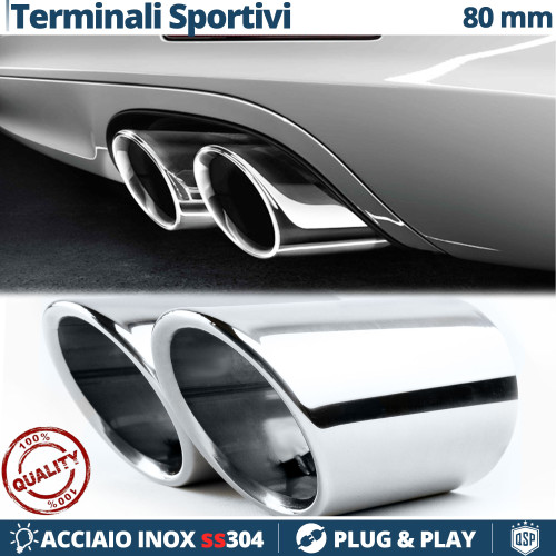 Terminali scarico per - 2x,