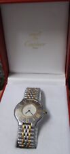 Orologio Must 21 de Cartier in acciaio e placcato oro con scatola e certificati