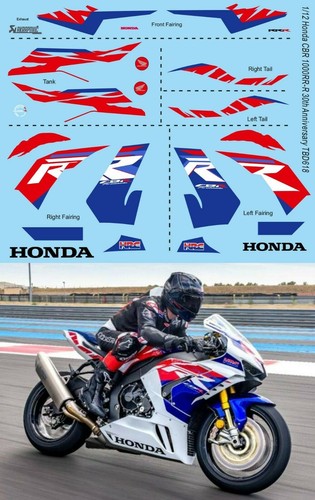 Decals per honda - 1/12,