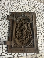antica piastra porta camino in