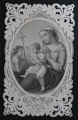 Image pieuse dentelle canivet