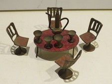 antica MINIATURA DI TAVOLO CON