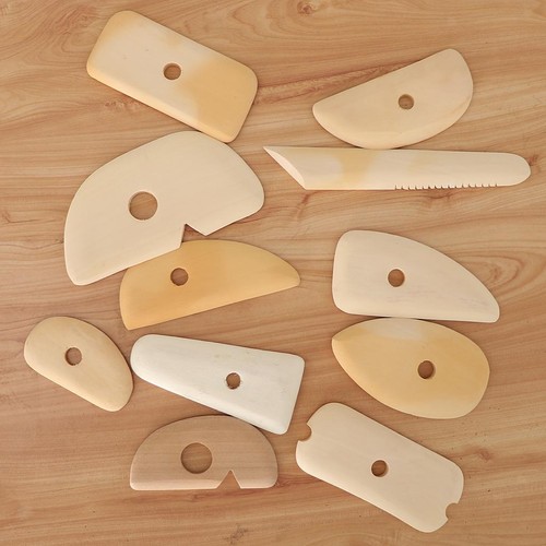 Pezzi legno di argilla - 11,