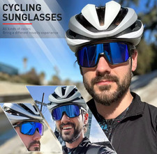 Occhiali Ciclismo MTB UV400 Uomo Donna Sport Outdoor Trekking Bici Sole