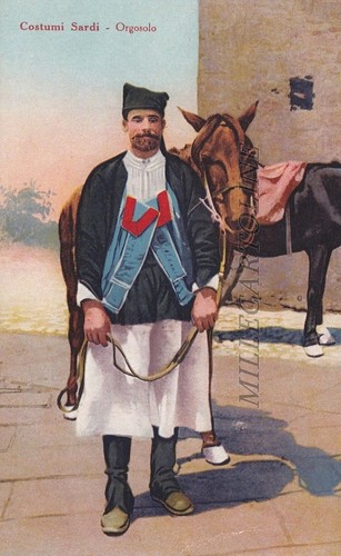 Orgosolo costumi sardi - orgosolo.,