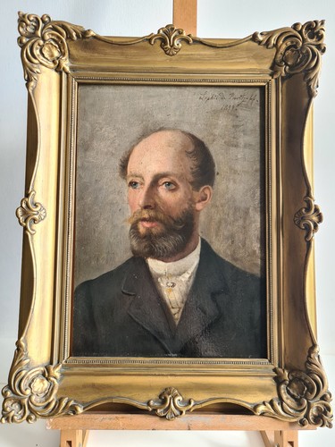 Quadro ritratto olio - ritratto, su