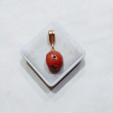 Ciondolo corallo rosso naturale ciondolo corallo vintage corallo fatto a...