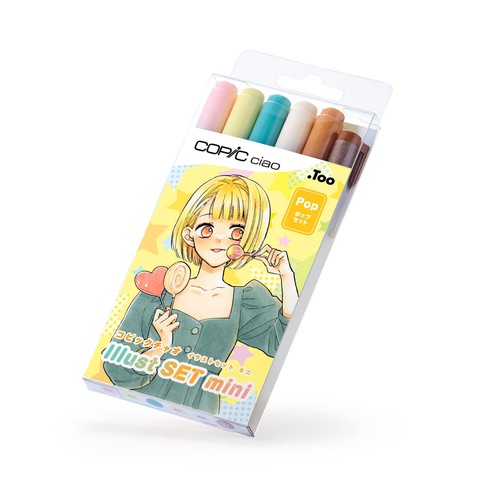 Copic ciao set illustrazione - ciao,