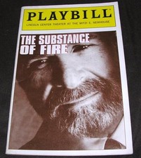 LINCOLN THEATER CENTER PLAYBILL LUGLIO 1992 RON RIFKIN LA SOSTANZA DEL FUOCO