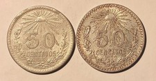 Messico - 2 Monete da 50