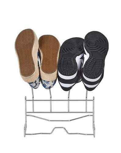 Asciuga scarpe metallo argento - asciuga,