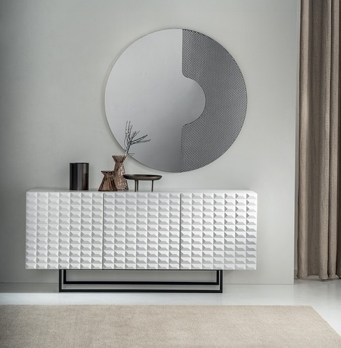 Specchio parete tondo con - tondo,