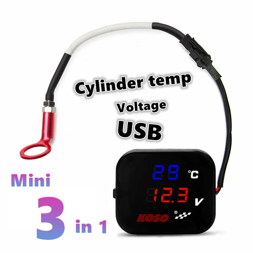 Koso moto usb testa - usb, cilindro