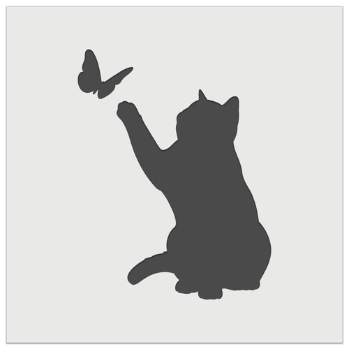 Gatto che gioca con - , farfalla