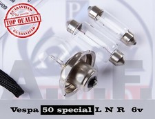Lampade LAMPADINE VESPA 50 SPECIAL L N R ( 6 volt ) kit ANTI ANNERAMENTO