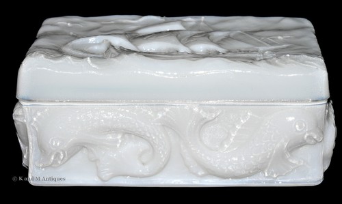 Portasigarette vetro bianco - in,
