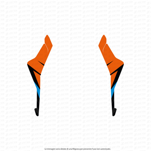 Kit adesivi faro per ktm - adesivi,