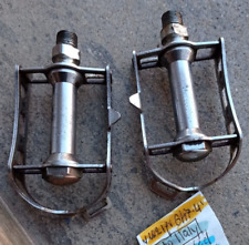 ROTO ITALIA VECCHI PEDALI ACCIAIO PEDALI BICI VINTAGE