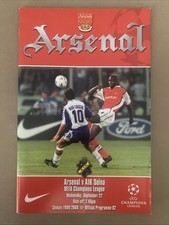 PROGRAMMA ARSENAL V AIK SOLNA