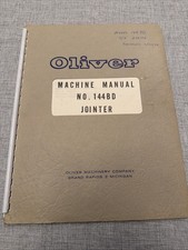 Manuale macchina Oliver