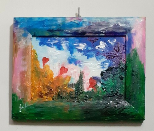 Quadro dipinto tela omaggio - tela,
