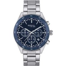 Orologio Uomo BREIL Tribe FAST EW0572 Chrono Bracciale Acciaio Blu